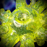 UV Green Dichro Octopus Dry Pipe by Pharo