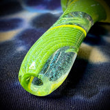 4.5" Yellow/Green Striped Dichro Handpipe by Pharo