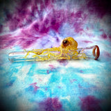 Clear Chillum w/ Critter by Sara Mac Colors Vary