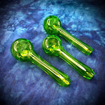 4.25-4.5" Electric Green Tube Handpipe by Pharo