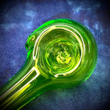 4.25-4.5" Electric Green Tube Handpipe by Pharo