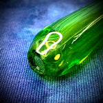 4.25-4.5" Electric Green Tube Handpipe by Pharo