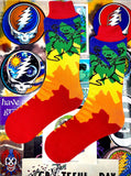 Pair Grateful Dead Socks Casual "Crew" Socks - Size 8-12