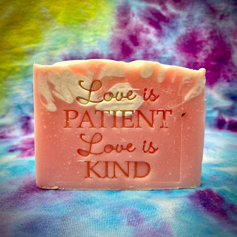 Fire Lake Soapery All Natural Artisan Bar Soap - Love is Patient/Kind