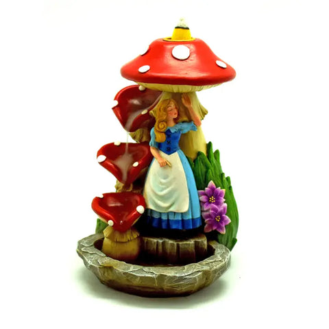 Alice In Wonderland Backflow Incense Burner Figurine