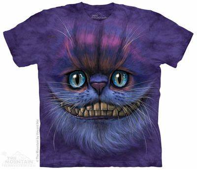 The Mountain-Big Face Cheshire Cat-Adult Unisex Tee