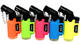 Eagle Mini Angle Tamper Single Torch Neon Assorted Colors