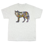 Large Earth Art Wolf Ash T-Shirt