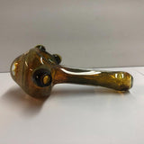 5.5" Fumed Frit Honeycomb Front Handpipe with Triple Bumps