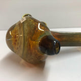 5.5" Fumed Frit Honeycomb Front Handpipe with Triple Bumps