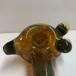 5.5" Fumed Frit Honeycomb Front Handpipe with Triple Bumps