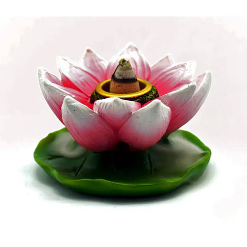 Small Lotus Flower BackFlow Incense Burner