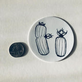 3x3” Round Cactus Sticker