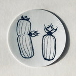 3x3” Round Cactus Sticker