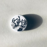 1.25” Coral Button Pin