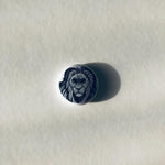 1” Kind-Eyed Lion Button Pin