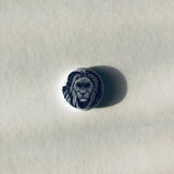 1” Kind-Eyed Lion Button Pin